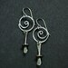 Spiral Wishbone Earrings
