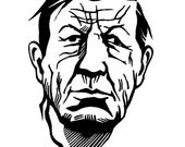 Poet W.H. AUDEN portrait