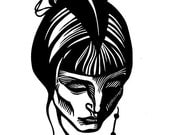 Russian Poet ANNA AKHMATOVA portrait