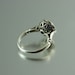 THE SECRET DELIGHT 14k gold Blue Sapphire engagement ring