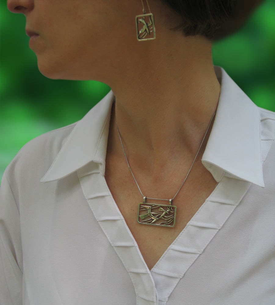 SEAGULLS silver earrings