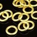 KG-171 thai karen hill tribe silver 20 gold vermeil mini open hoop