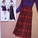 Simplicity 9812 UNCUT and FACTORY FOLDED Pattern for a pleated skirt in three lengths Size 10 waist 25
