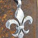 Stainless Steel Fleur de Lis Pendant series of 1723