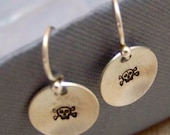Skull and Crossbones Earrings - Sterling Silver