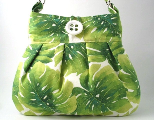 green tote bag- messenger bag- diaper bag -purse-handbag
