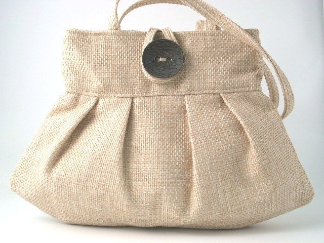 off white Handbag Purse Tote shoulder bag for spring