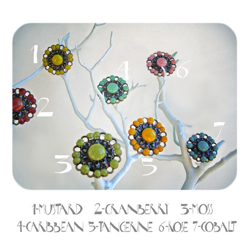 SALE-Yantra Ring Choose a Color