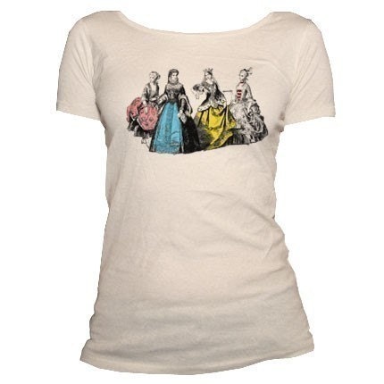 NOBLE COURT - Organic Cotton Scoop Neck Tshirt