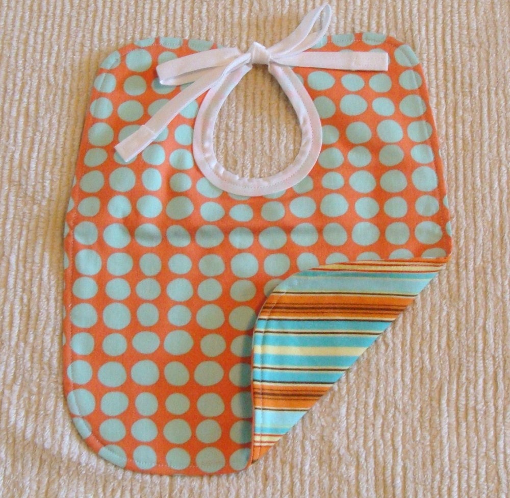 Orange sherbet bib