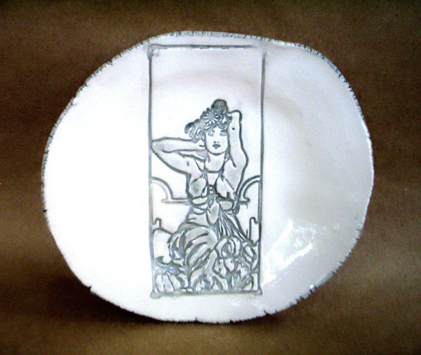 Art Nouveau Trinket Dish