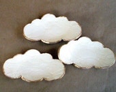 THREE Lace Ceramic Cloud Ring Dishes