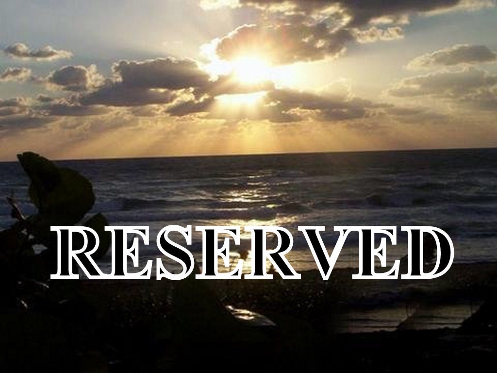 RESERVED Two samples one heart one oval