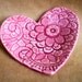 Ceramic Lace heart