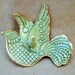 Green Bird Ring Holder Bowl