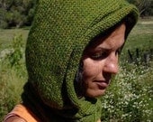 Morning Glory Hood/Cowl - KNITTING PATTERN - PDF file - not a finished item