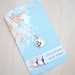 TINY OWL necklace, nickel free White Bronze, handcrafted by Chocolate and Steel