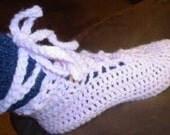 PDF Ballerina Slippers Crochet Pattern Immediate Download