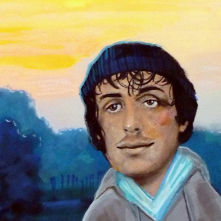 Ode to Rocky in training ...  limited edition print