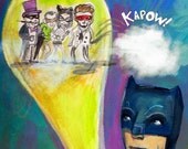 Holy print of wonder, Batman ... limited edition print ... with U.S. Priority Mail Shipping
