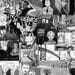 Ode to Hitchcock ... LARGE 13x19 inch limited edition print ... all of el's Alfred Hitchcock inspired art in one mysterious montage
