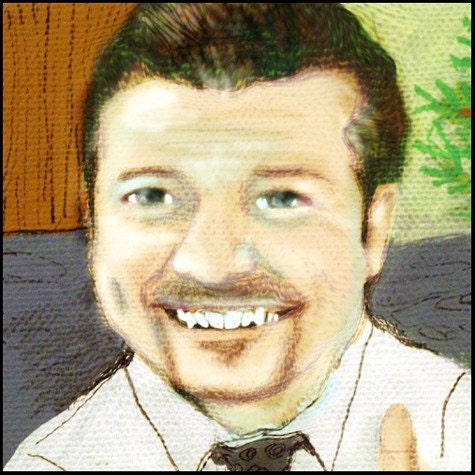 Ode to David Brent from the original british The Office 5 x 7 print portrait