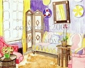 MOORISH STUDY - ORIGINAL watercolor painting