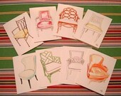 CHAIR COLLECTION NOTECARDS
