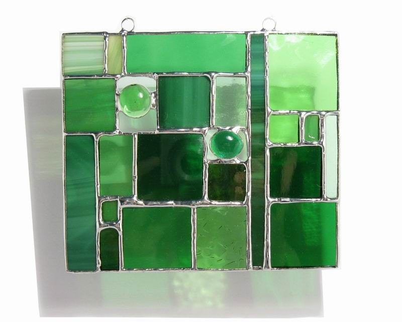 Shades of Green - Suncatcher