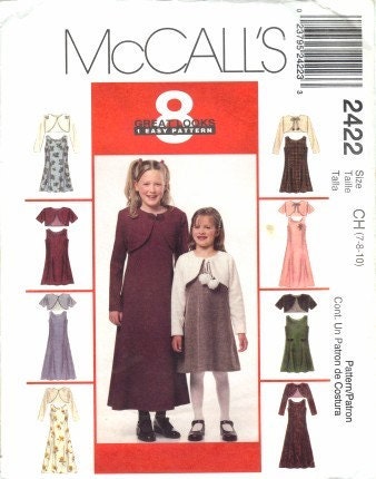 B5845 | Children's/Girls' Dress | New Sewing Patterns | Butterick