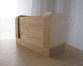 Perpetual Calendar - Blank Block Calendar - Plain Wood - Rounded Edges