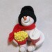 I can share my fries with you. Snowman ornament