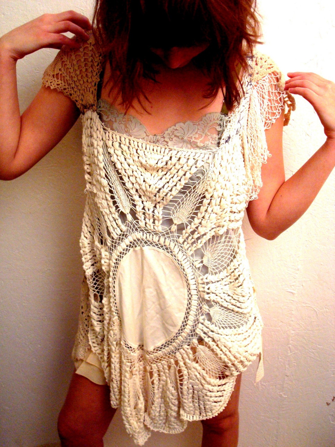 Cocoon Crochet Dress