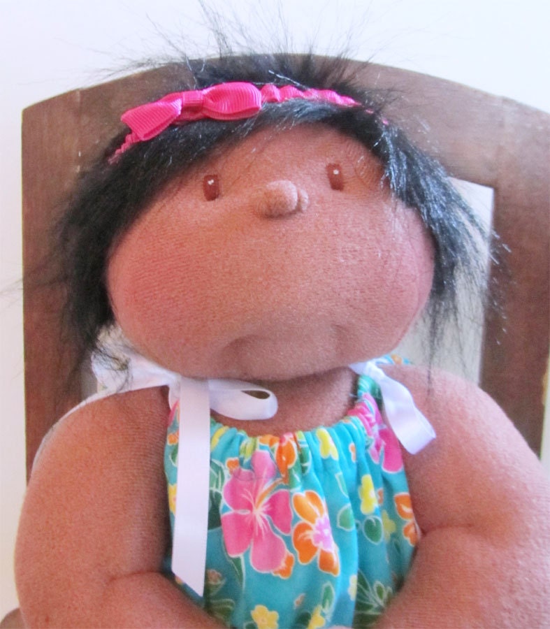 15 inch soft doll Africian American Hispanic Polynesian Baby Belle doll