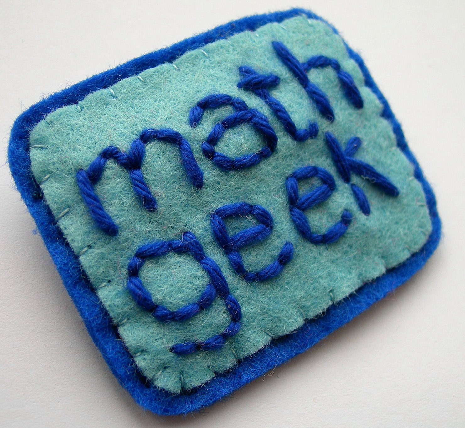 RESERVED Math Geek pin badge