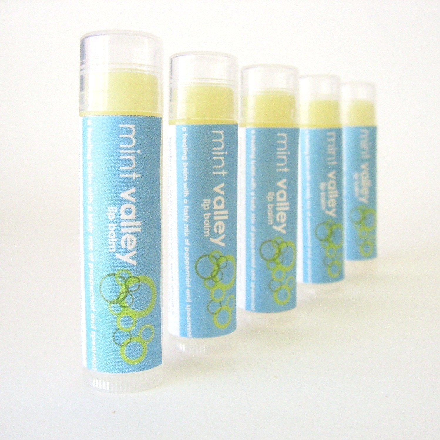 Mint Valley Lip Balm - with Shea Butter and Organic Coconut Oil