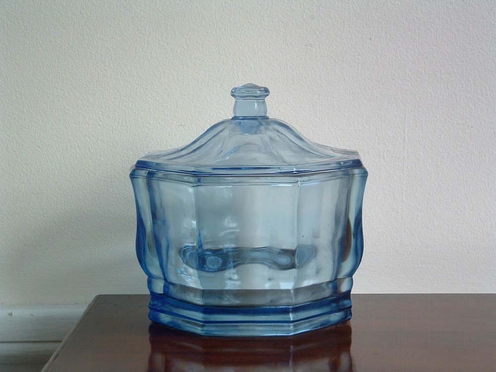 1950s glass candy dish