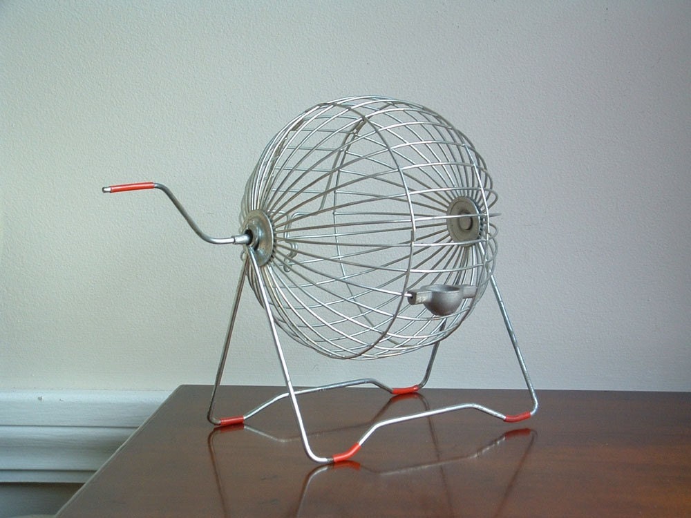 Vintage small Bingo Roller