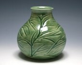Celdadon Green Vase with  Branches