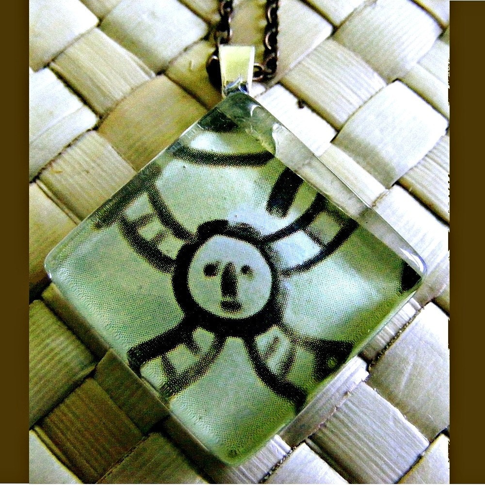 Glass Tile Pendant - Clearance Sale