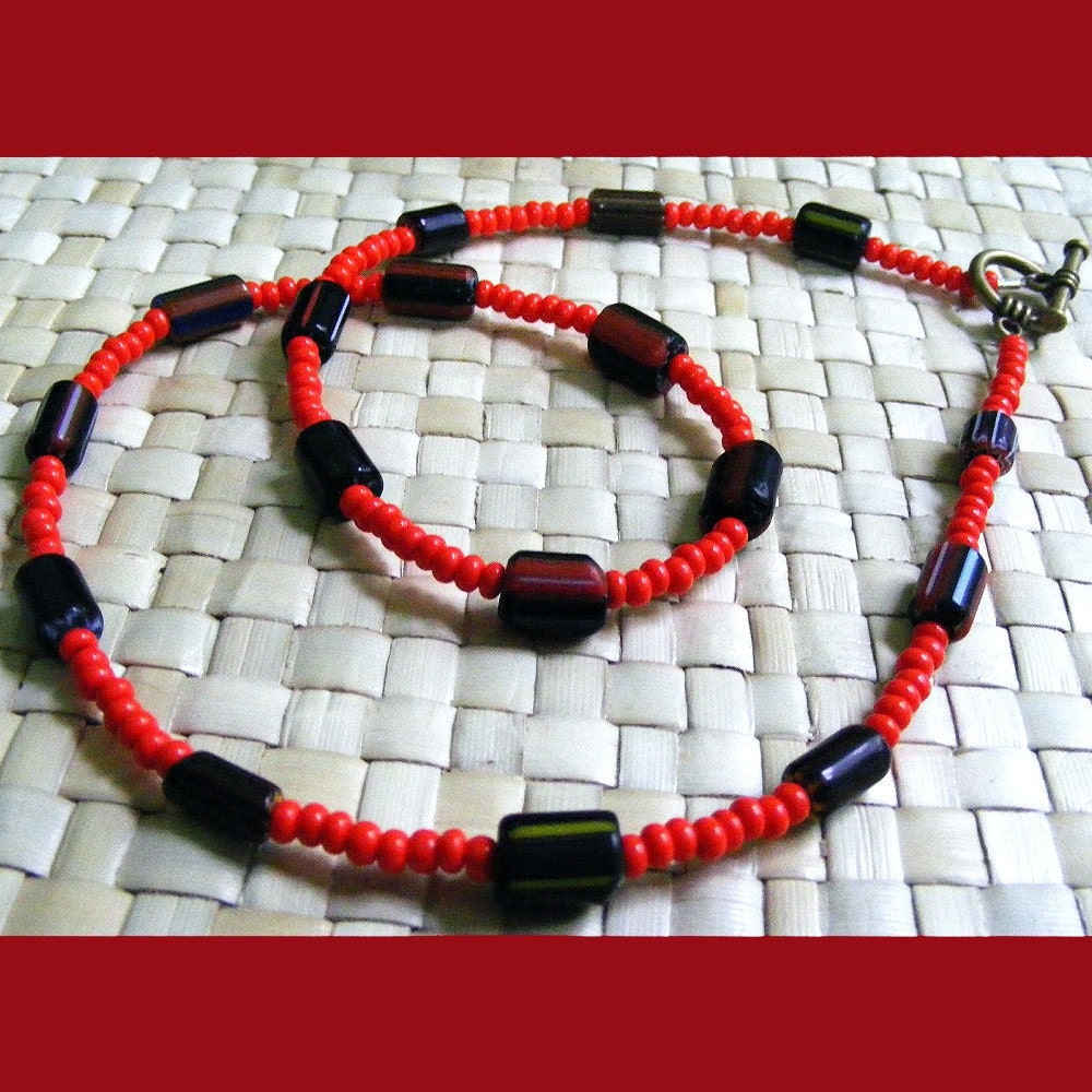 Chevron Beads Necklace