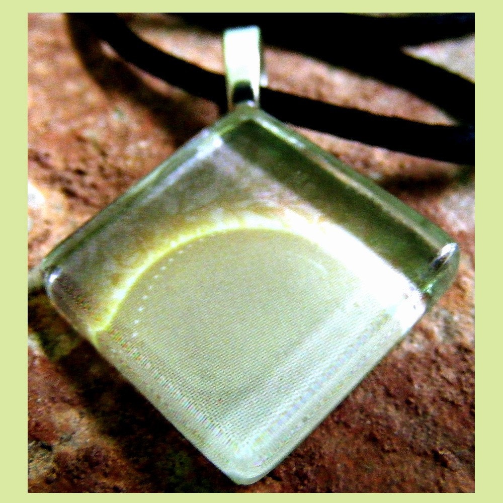 Solar Eclispe Glass Tile Pendant - Clearance Sale