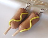 Corn Dog  Earrings