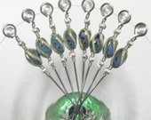 Set of 8 Appetizer Picks with Vintage Looking Beads