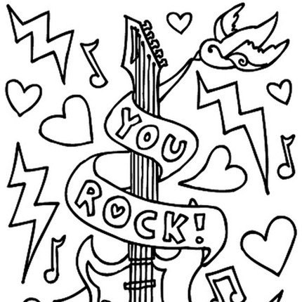 Coolmompicks' Color-Your-Own Valentine's Day Card PDF Download