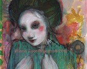 I Swoon- Original mixed media painting by Maria Pace-Wynters