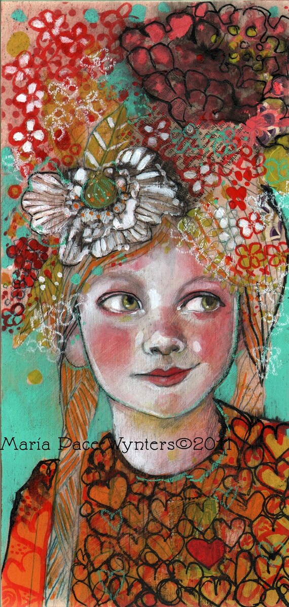 You Have My Heart- Original painting by Maria Pace-Wynters