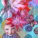Chrysanthemums And Passion Flowers - Fine Art Reproduction On Wood by Maria Pace-Wynters