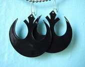 black rebel earrings