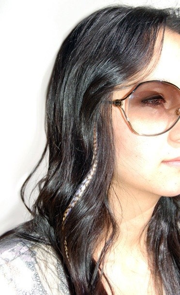 BEST Turquoise Blue 6 Feather Hair Extensions LONG - Salon Grade : FREE micro link clamp